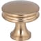 Jeffrey Alexander 1-1/4" Diameter Satin Bronze Marie Cabinet Knob 445SBZ - alternate 1